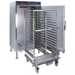 Cres Cor RHUA16D 35 Inch Insulated Heated Cabinet Roll-In Stainless Steel with Rack