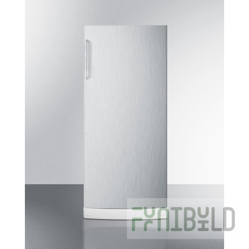 Summit FFAR10SSTB 23 Inch Reach-In Refrigerator 10.1 cu ft Stainless Steel Door with Crisper
