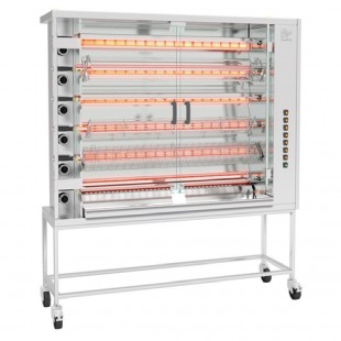 Rotisol FF1655-6G-SSP 65 Inch Gas Rotisserie Countertop with 6 Spits 109000 BTU Rotisol FF1655-6G-SSP 65 Inch Gas Rotisserie Countertop with 6 Spits 109000 BTU
