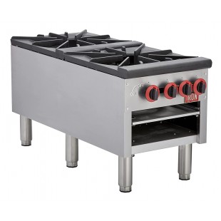 Iron Range IRSP-2B Stock Pot Range Natural Gas (2) Three-ring Cast Iron Burners Iron Range IRSP-2B Stock Pot Range Natural Gas (2) Three-ring Cast Iron Burners