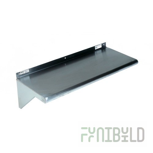 Winholt SSWMS1510 120 Inch Wall-mounted Shelf NSF Certified Stainless Steel