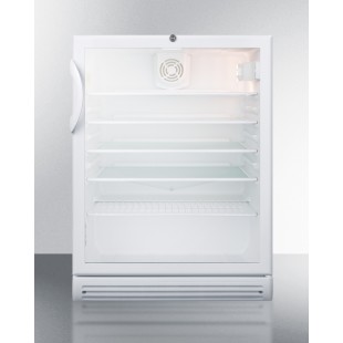 Summit SCR600GLADA 24 Inch Refrigerated Merchandiser 5.5 cu ft Reach-In ADA Compliant Summit SCR600GLADA 24 Inch Refrigerated Merchandiser 5.5 cu ft Reach-In ADA Compliant