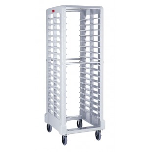 Rubbermaid FG332000OWHT 28-3/4 Inch Max System Rack End Loader for Food Boxes and Sheet Pans