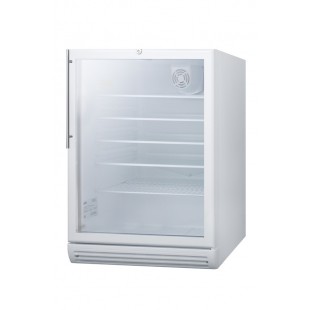 Summit SCR600GLBIHVADA 24 Inch 5.5 cu. ft. Refrigerated Merchandiser ADA Compliant Summit SCR600GLBIHVADA 24 Inch 5.5 cu. ft. Refrigerated Merchandiser ADA Compliant