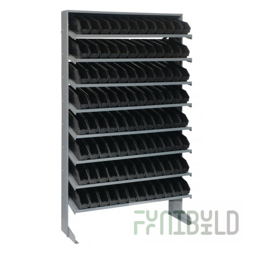 Quantum QPRS-100_BLACK Pick Rack Sloped Single-sided