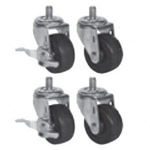 Beverage Air 61C01-011A 3 Inch Casters Set of 4 Durable Mobility Components Beverage Air 61C01-011A 3 Inch Casters Set of 4 Durable Mobility Components