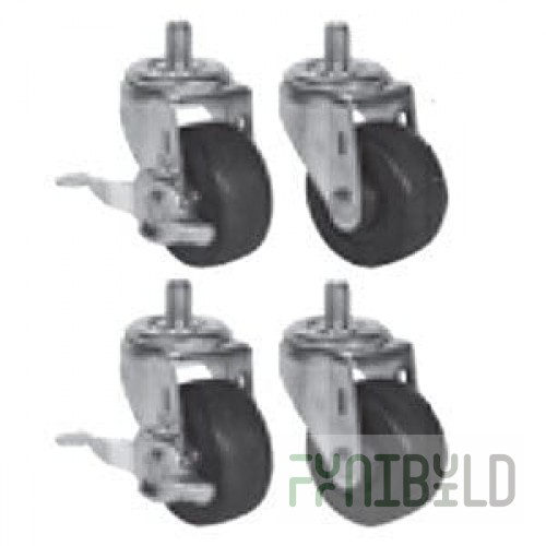 Beverage Air 61C01-011A 3 Inch Casters Set of 4 Durable Mobility Components