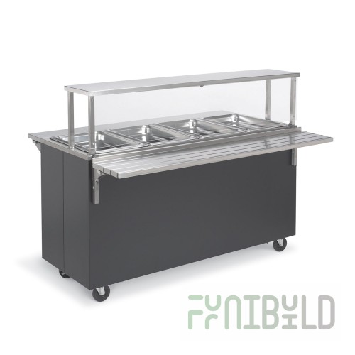Vollrath 397312 60 Inch Electric Hot Food Station with 4 Open Wells