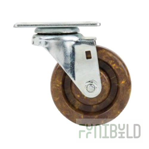 GSW USA KP5113U 5 Inch Caster with Side Brake for Commercial Use