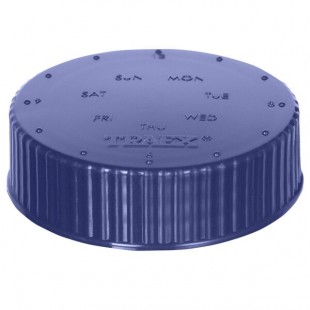 Vollrath 4902-54 Purple Date Indicator Storage Lid for Dispenser 12 Packs