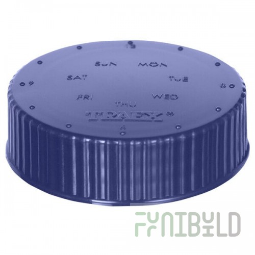 Vollrath 4902-54 Purple Date Indicator Storage Lid for Dispenser 12 Packs