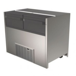 Delfield NLFACP-16 68 Inch Milk Cooler 24.3 cu ft with Dual Lids and Locks Delfield NLFACP-16 68 Inch Milk Cooler 24.3 cu ft with Dual Lids and Locks