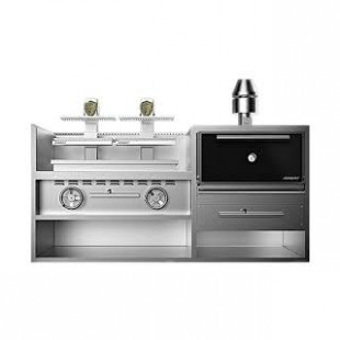 Josper Charcoal Ovens CVJ-050-2-HJX-45 Charcoal Oven/Basque Grill Combo Josper Charcoal Ovens CVJ-050-2-HJX-45 Charcoal Oven/Basque Grill Combo