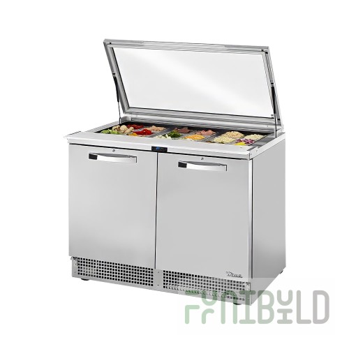 True Refrigeration TFP-48-18M-FGLID-HC~SPEC3 SPEC SERIES® Sandwich/Salad Unit