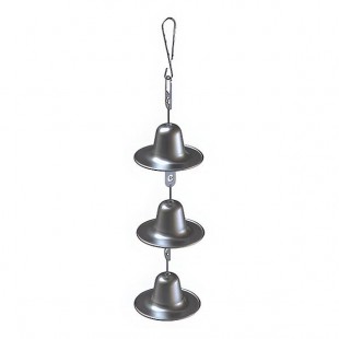 Wood Stone 000-318-CBELL-CHOIR@6 Gas Chicken Bell Choir with Three Bells