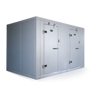 Amerikooler DW061477F-5/9-RM 5'-10 5/8 Inch Indoor Walk-In Combination Cooler Freezer with Floor