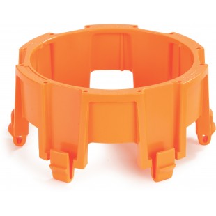 Carlisle 364200REZ Adapter and Riser Combo Foodservice Equipment Acetal Orange