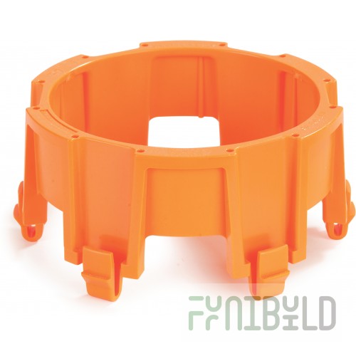 Carlisle 364200REZ Adapter and Riser Combo Foodservice Equipment Acetal Orange