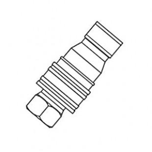T&S Brass AW-5C 1/2 Inch NPT Water Connector Hose with Quick Disconnect Stainless Steel T&S Brass AW-5C 1/2 Inch NPT Water Connector Hose with Quick Disconnect Stainless Steel
