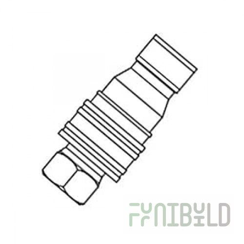 T&S Brass AW-5C 1/2 Inch NPT Water Connector Hose with Quick Disconnect Stainless Steel