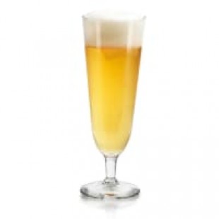 Libbey 8425 12 Oz Safedge Rim Pilsner Glass Footed Clear Glass
