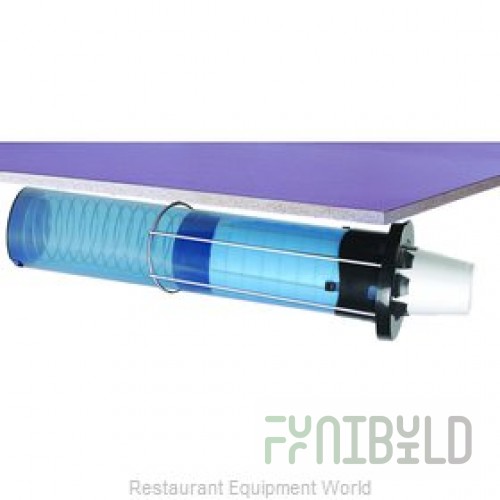 San Jamar C5250SM 18 Inch Length In-counter Cup Dispenser Plastic NSF