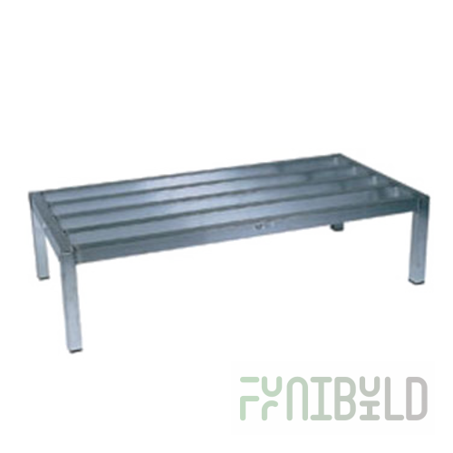 Winholt ALSQ-4-1224 24 Inch Aluminum Dunnage Rack with Tubular Design