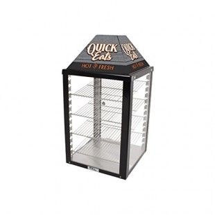 Global Solutions by Nemco GS1400-25 18 Inch Heated Food Merchandiser Countertop Acrylic Display Global Solutions by Nemco GS1400-25 18 Inch Heated Food Merchandiser Countertop Acrylic Display