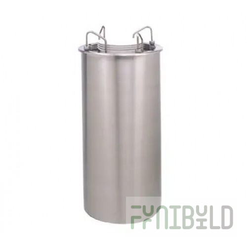 APW Wyott SL-9A 5 to 9 Inch Plate Dispenser Shielded Drop-in Stainless Steel