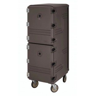 Cambro 1826DTCSP131 33 Inch Double Cavity Security Camcart for Trays and Sheet Pans