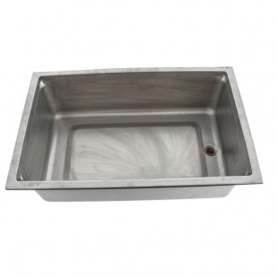 Wells SP2-303777 16 Inch Pan Assembly with Drain Stainless Steel Wells SP2-303777 16 Inch Pan Assembly with Drain Stainless Steel