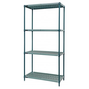 Quantum WR86-2460WPMS-5 60 Inch Stationary 5-Tier Shelving Unit Antimicrobial Epoxy Quantum WR86-2460WPMS-5 60 Inch Stationary 5-Tier Shelving Unit Antimicrobial Epoxy