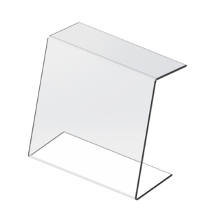 Cal Mil 22143-15 15-3/4 Inch Single Piece Sneeze Guard with Heat Bent Acrylic Cal Mil 22143-15 15-3/4 Inch Single Piece Sneeze Guard with Heat Bent Acrylic