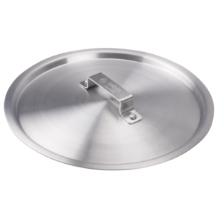 Winco AXS-100C 21-1/4 Inch Diameter Cover Round Aluminum with Handle