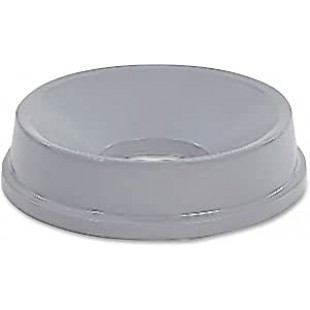 Rubbermaid FG354800GRAY 16-1/4 Dia Funnel Top Gray Trash Receptacle Lid Plastic Made in USA