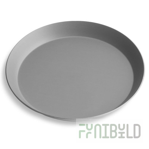 Vollrath PC15SHC 15 Inch Diameter Press Cut Aluminum Pizza Pan with Hard Coat Finish