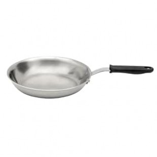 Vollrath 69810 10 Inch Fry Pan Riveted Handle Induction Ready Stainless Steel