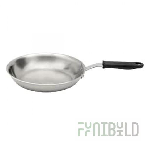 Vollrath 69810 10 Inch Fry Pan Riveted Handle Induction Ready Stainless Steel