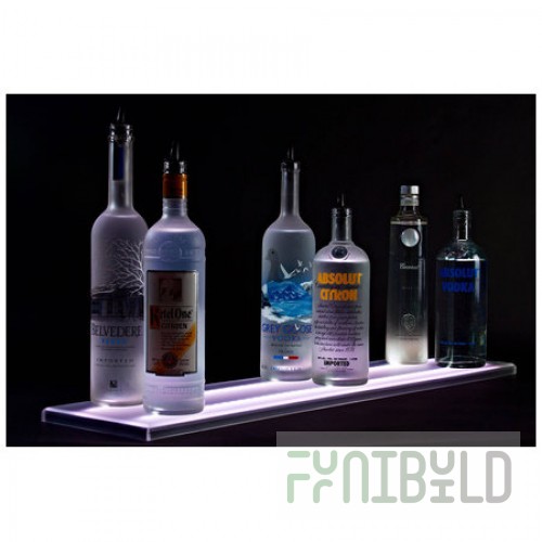 Beverage Air LS5-60L-DW 60 Inch Lighted Liquor Shelf Plastic Programmable LED