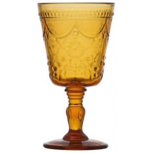 Fortessa RRPG.DEBUAM.03 10 Oz Goblet Bone China Amber 24 Packs