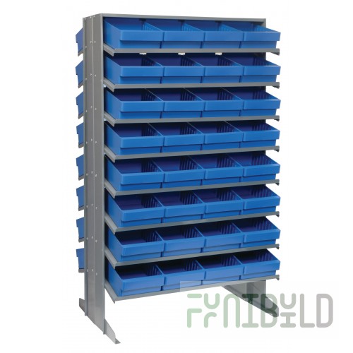 Quantum QPRD-701_BLUE Pick Rack Sloped Double-sided