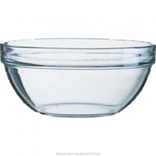 Arc Cardinal E5616 64 Oz Serving Bowl Tempered Glass Round Clear - Stackable Arc Cardinal E5616 64 Oz Serving Bowl Tempered Glass Round Clear - Stackable