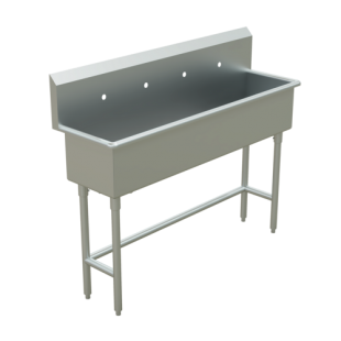 Winholt WS1T3314DP12-KT Trough Sink 17.4 Winholt WS1T3314DP12-KT Trough Sink 17.4