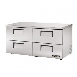 True Refrigeration TUC-60D-2-LP-HC 60 Inch Refrigerator Undercounter Stainless Steel True Refrigeration TUC-60D-2-LP-HC 60 Inch Refrigerator Undercounter Stainless Steel