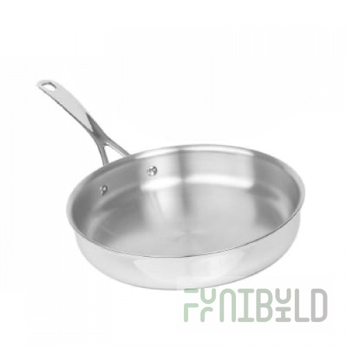 Spring USA 8170-60/24 2-1/4 Qt Induction Buffet Saute Pan Round Stainless Steel with Aluminum Core