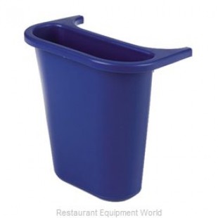 Rubbermaid FG295073BLUE 13-5/8 Quart Open Recycling Container Plastic Blue