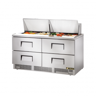True Refrigeration TFP-64-24M-D-4~SPEC3 64 Inch Sandwich Salad Unit with Drawers