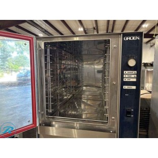 Groen SSB-3G 21 Inch Gas Convection Steamer Boilerless Stainless Steel with 54000 BTU Groen SSB-3G 21 Inch Gas Convection Steamer Boilerless Stainless Steel with 54000 BTU