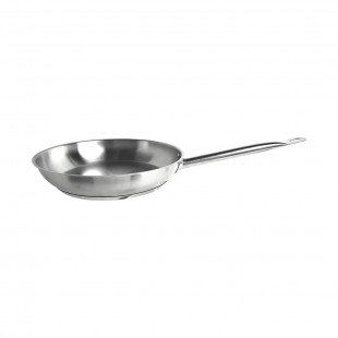 Thunder Group SLSFP4011 11 Inch Fry Pan Stainless Steel Welded Handle Dishwasher Safe