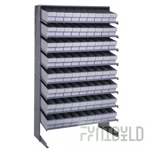 Quantum QPRS-604_GRAY Pick Rack Sloped Single-sided